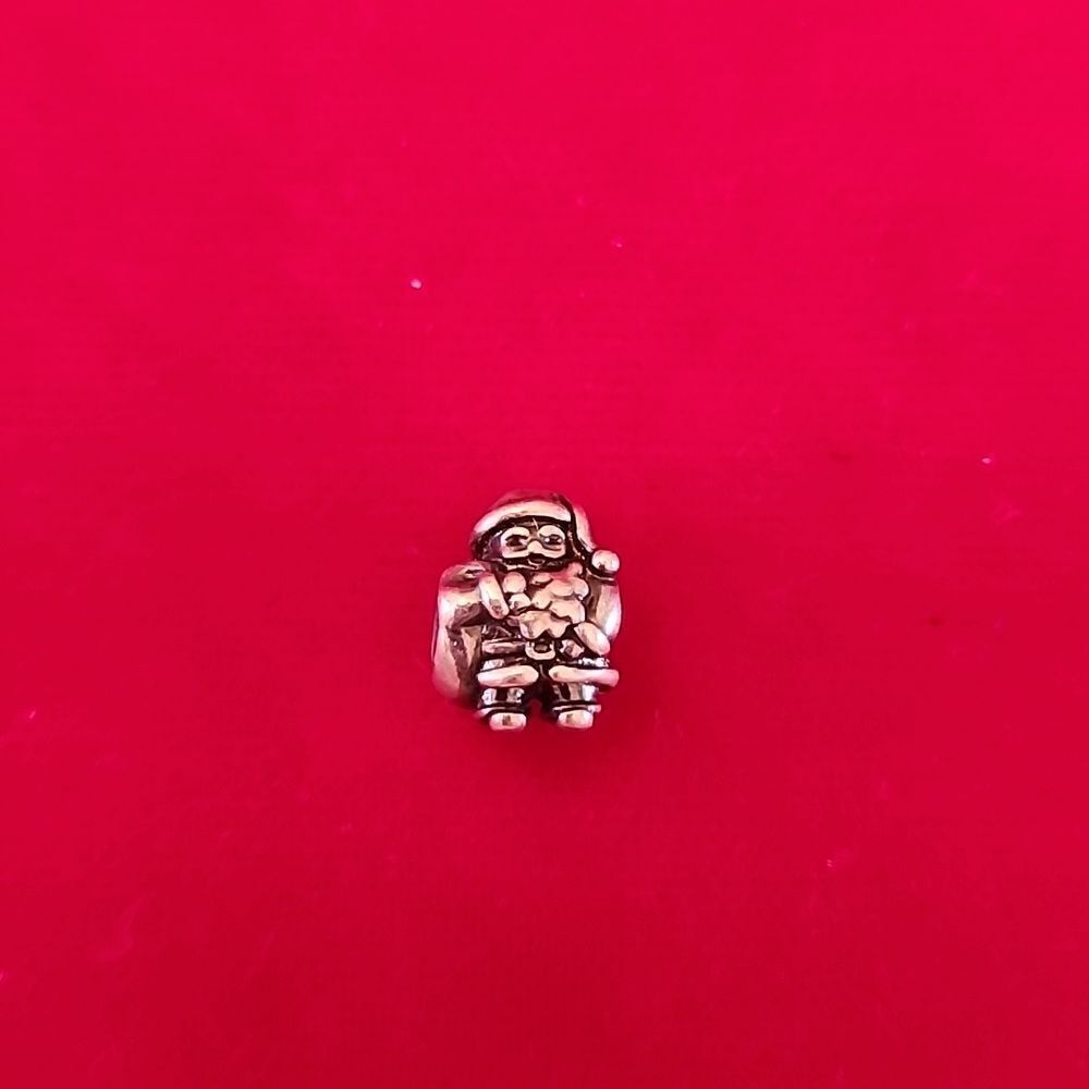 Pandora Ale Santa Claus Christmas Sterling Silver 925 Charm